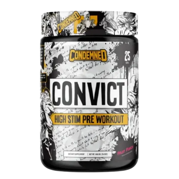 Condemned Labz Convict 2.0 Pre-Workout Fruit Punch