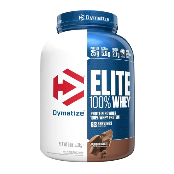 Dymatize Elite 100% Whey Protein Powder Rich Chocolate