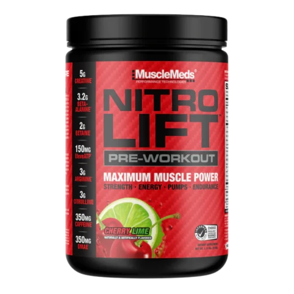 MuscleMeds Nitro Lift Pre-Workout Cherry Lime