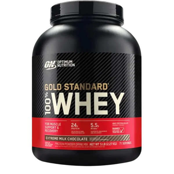 Optimum Nutrition Gold Standard 100% Whey Protein Extreme Milk Chocolate 5 lbs