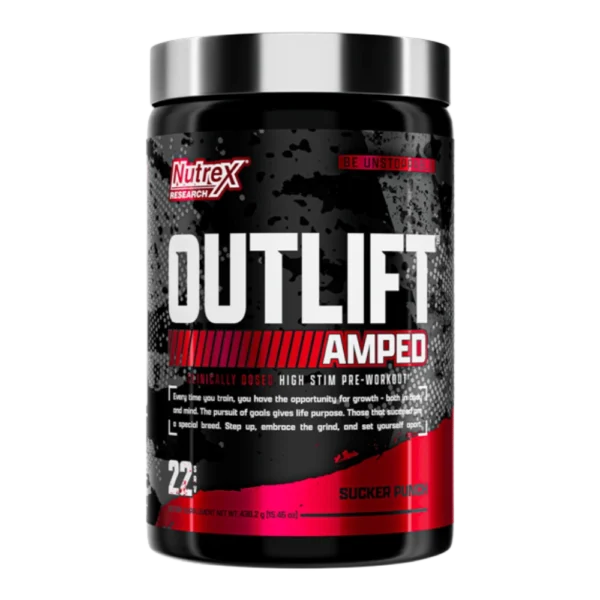Outlift Amped High Stim Pre Workout Sucker Punch
