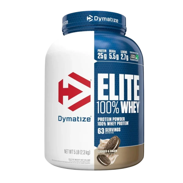 Dymatize Elite 100% Whey Protein Powder Cookies & Cream