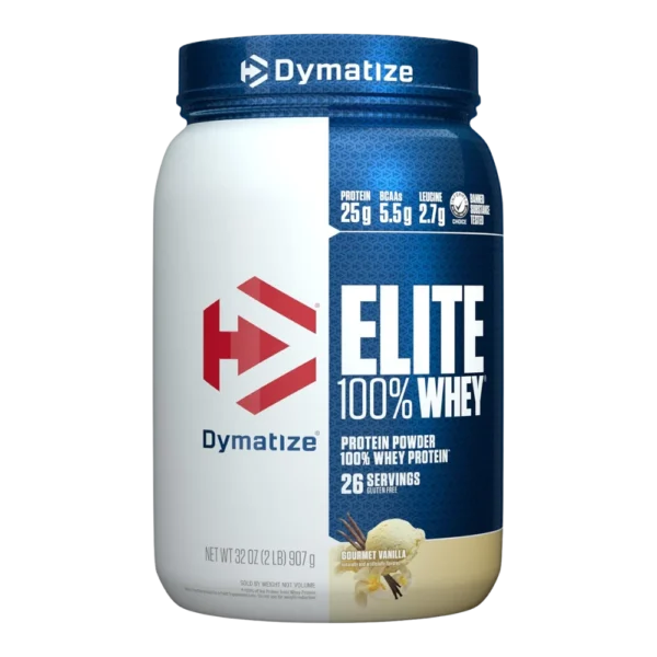Dymatize Elite 100% Whey Protein Powder Gourmet Vanilla 2 lbs