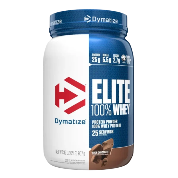 Dymatize Elite 100% Whey Protein Powder Rich Chocolate 2 lbs
