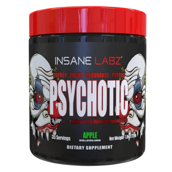 Insane Labz Psychotic AMP Pre-Workout Apple