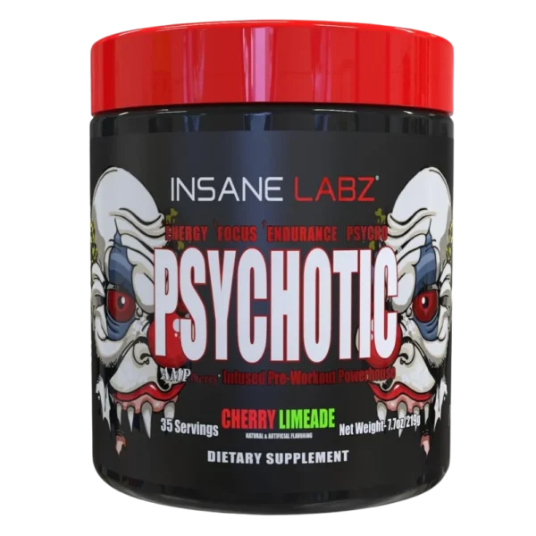 Insane Labz Psychotic AMP Pre-Workout Cherry Limeade