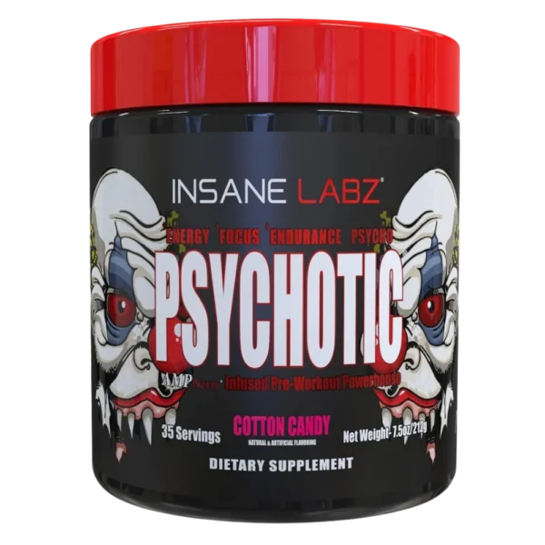 Insane Labz Psychotic AMP Pre-Workout Cotton Candy
