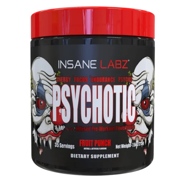 Insane Labz Psychotic AMP Pre-Workout Fruit Punch