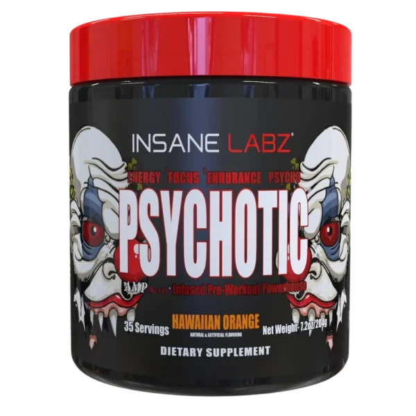 Insane Labz Psychotic AMP Pre-Workout Hawaiian Orange