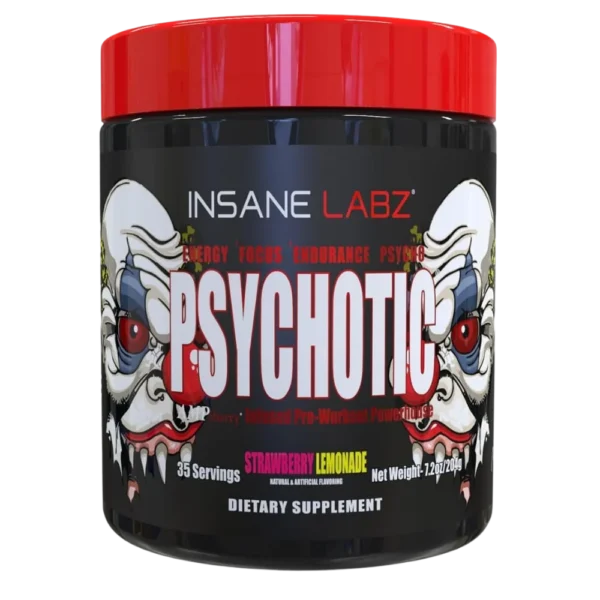 Insane Labz Psychotic AMP Pre-Workout Strawberry Lemonade
