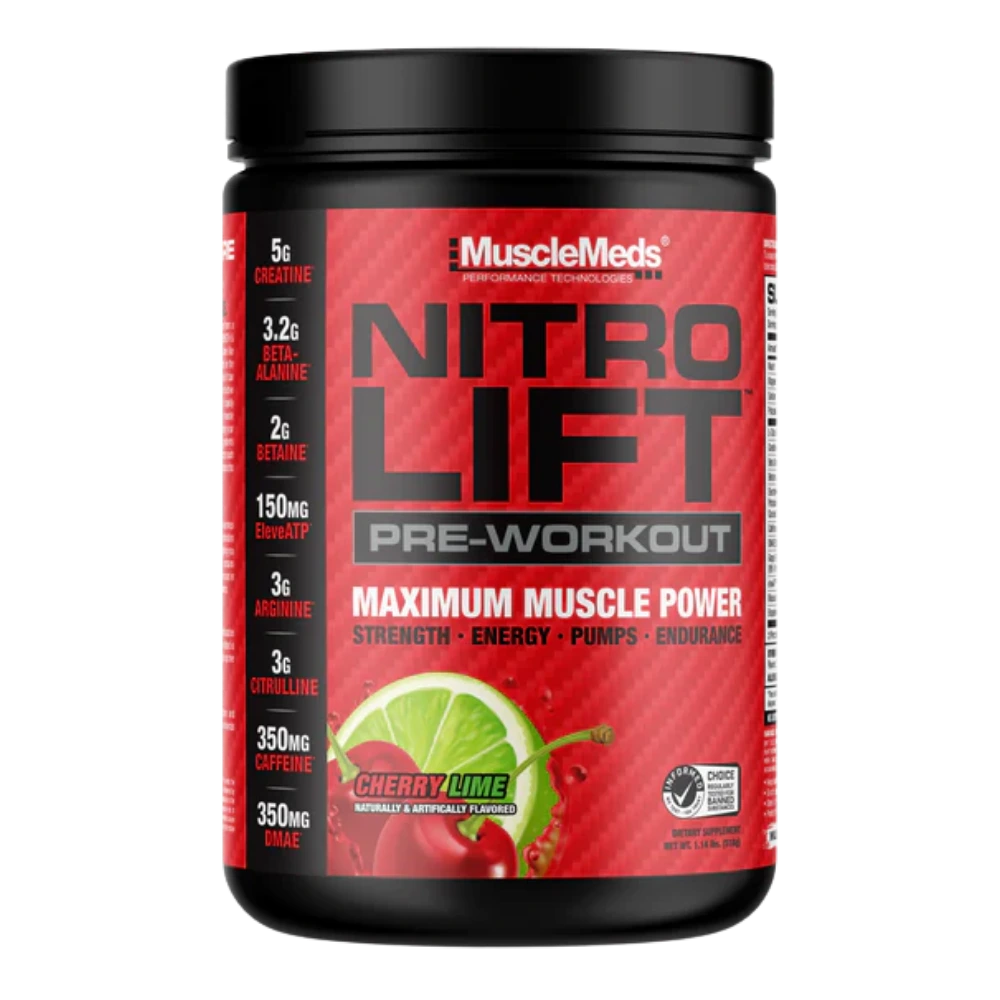 MuscleMeds Nitro Lift Pre-Workout Cherry Lime