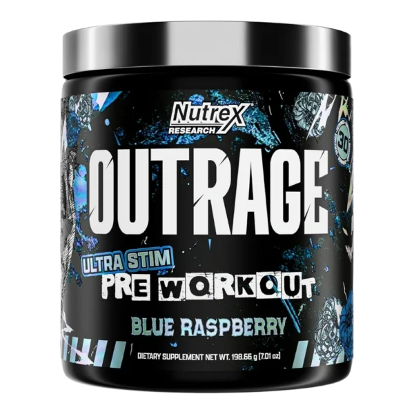Nutrex Outrage Pre Workout Blue Raspberry