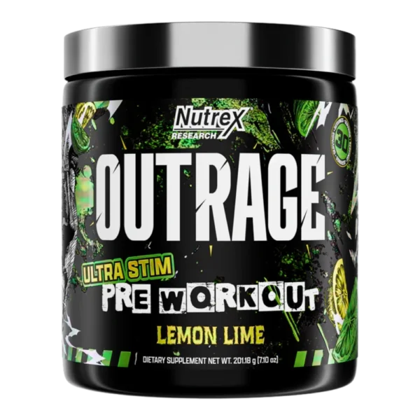 Nutrex Outrage Pre Workout Lemon Lime