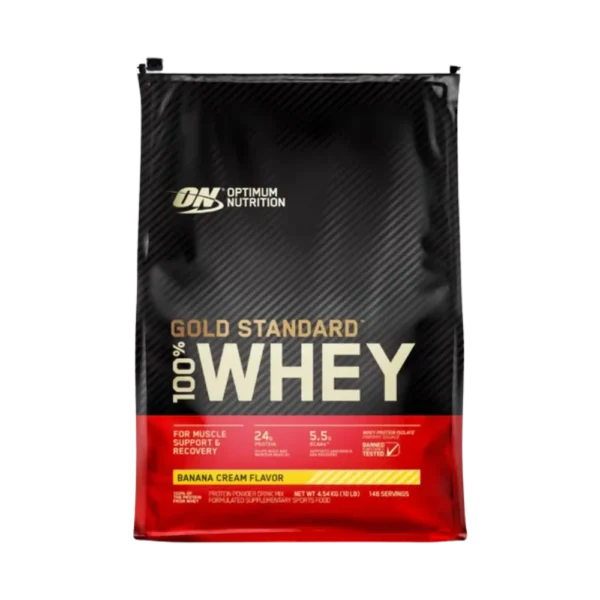 Optimum Nutrition Gold Standard 100% Whey Protein Banana Cream 10 lbs
