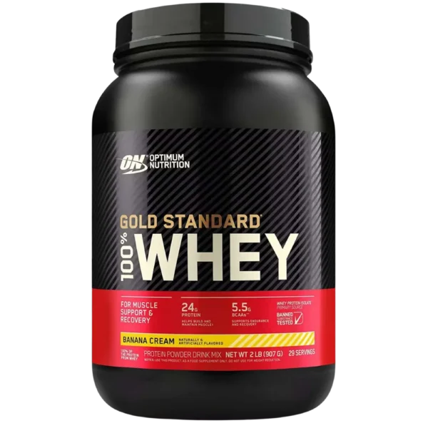 Optimum Nutrition Gold Standard 100% Whey Protein Banana Cream 2 lbs