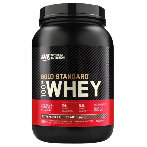 Optimum Nutrition Gold Standard 100% Whey Protein Extreme Milk Chocolate 2 lbs