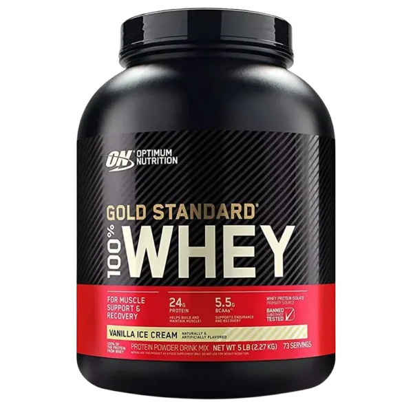 Optimum Nutrition Gold Standard 100% Whey Protein French Vanilla Cream 5 lbs