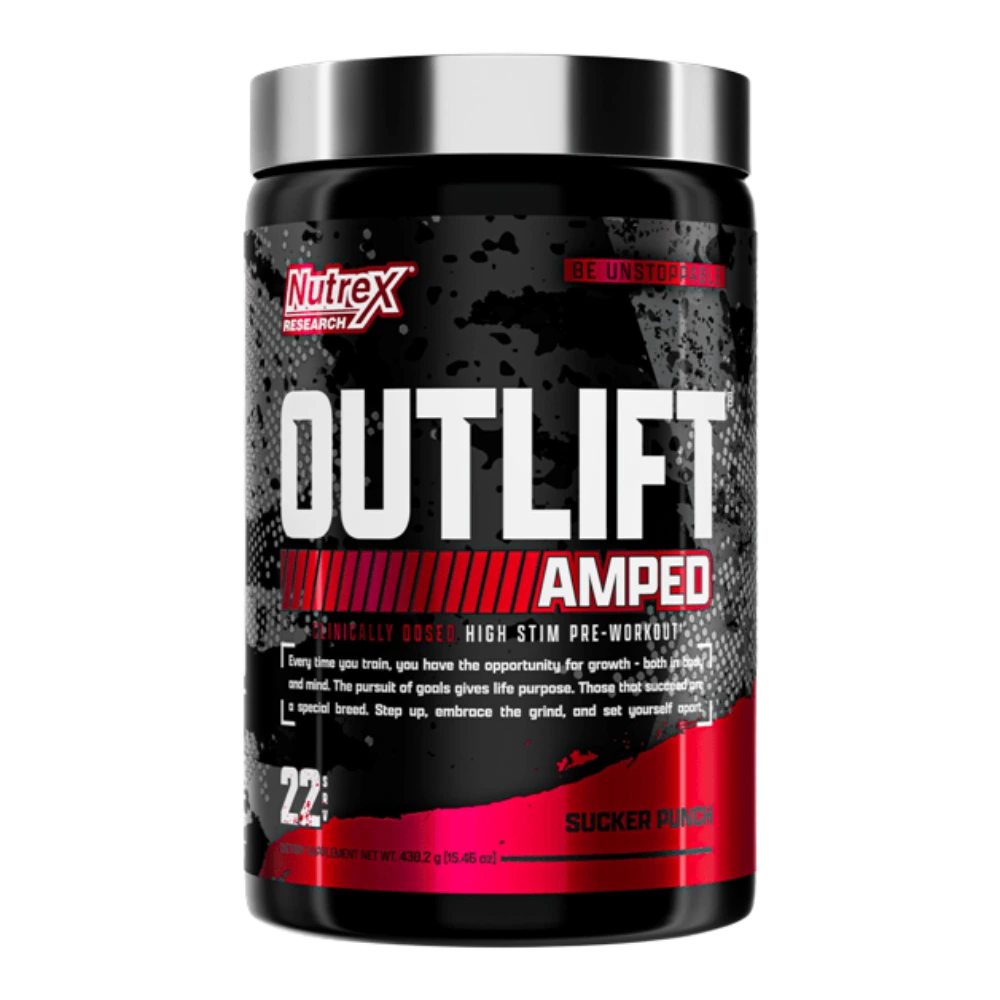 Outlift Amped High Stim Pre Workout Sucker Punch