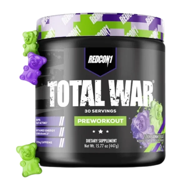 REDCON1 Total War Pre-Workout Sour Gummy Bear
