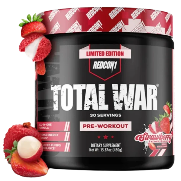 REDCON1 Total War Pre-Workout Strawberry Lychee Luscious