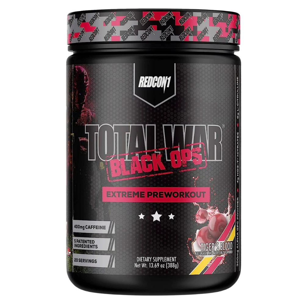 Redcon1 Total War Black Ops Extreme Pre-Workout Tigers Blood