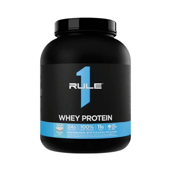 Rule 1 Whey Protein Birthday Cake