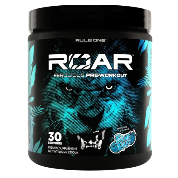 Rule One Roar Ferocious Pre-Workout Blue Razz