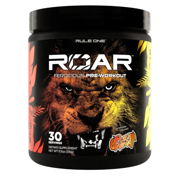 Rule One Roar Ferocious Pre-Workout Peach Mango