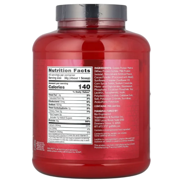 BSN Syntha 6 Isolate Protein Back