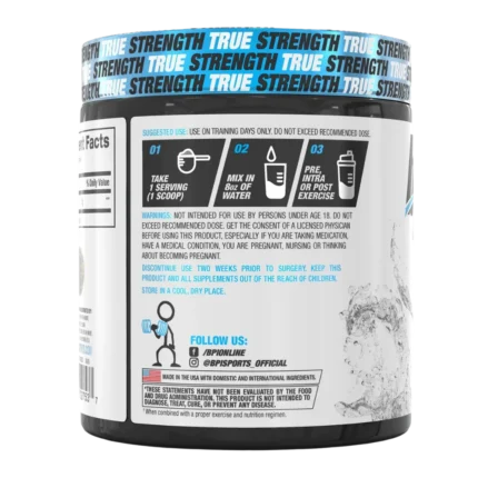 BPI Sports Micronized Creatine Unflavored Back