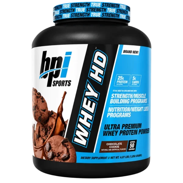BPI Sports Whey HD Ultra Premium Whey Protein Chocolate Cookie