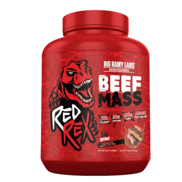 Big Ramy Labs RED REX Beef Mass Gainer Chocolate Peanut Butter