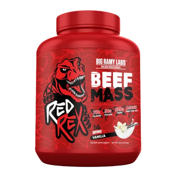 Big Ramy Labs RED REX Beef Mass Gainer Vanilla