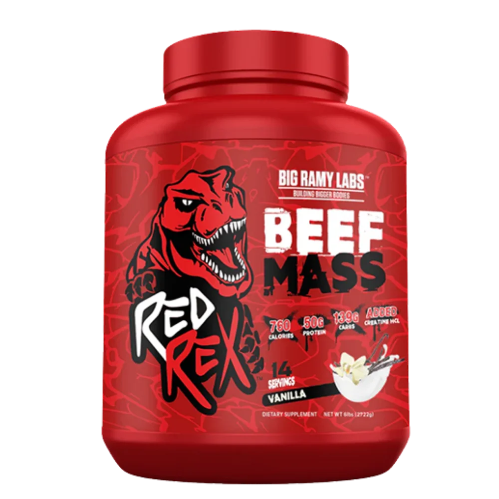Big Ramy Labs RED REX Beef Mass Gainer Vanilla