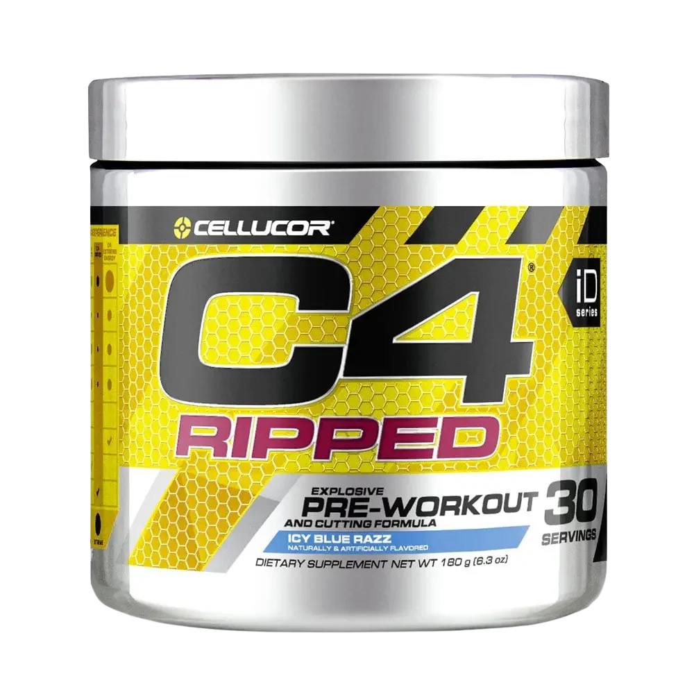 Cellucor C4 Ripped Pre-Workout Icy Blue Raz