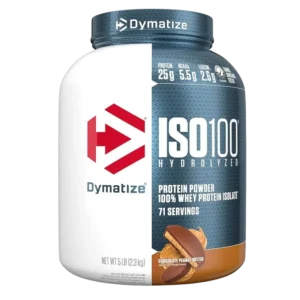 Dymatize ISO100 Hydrolyzed Whey Protein Isolate Chocolate Peanut Butter 5lbs