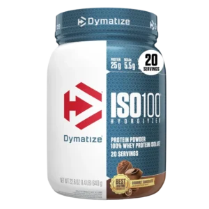 Dymatize ISO100 Hydrolyzed Whey Protein Isolate Gourmet Chocolate 1.4lbs