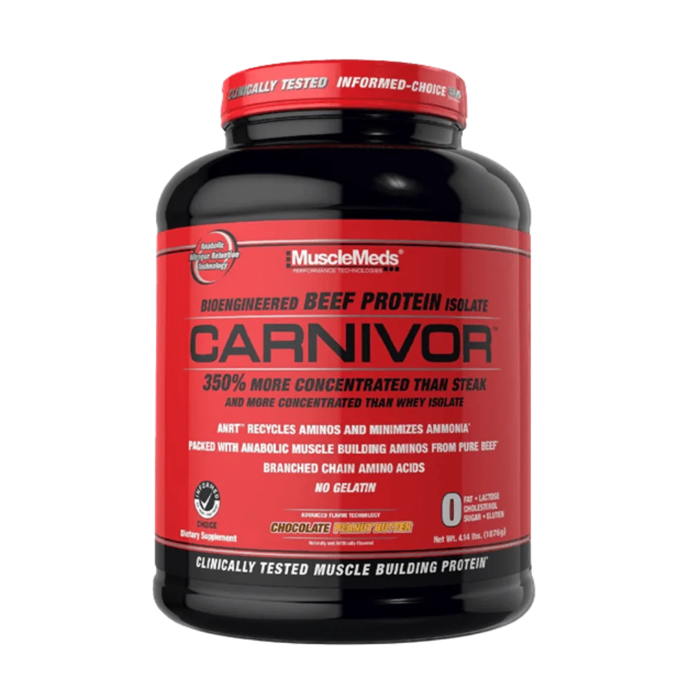 MuscleMeds Carnivor Beef Protein Isolate Chocolate Peanut Butter 4 lbs