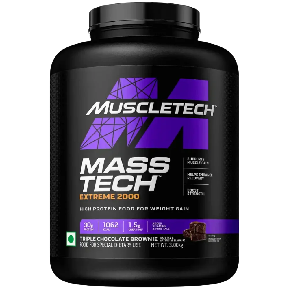 MuscleTech Mass Tech Extreme 2000 3kg Triple Chocolate Brownie