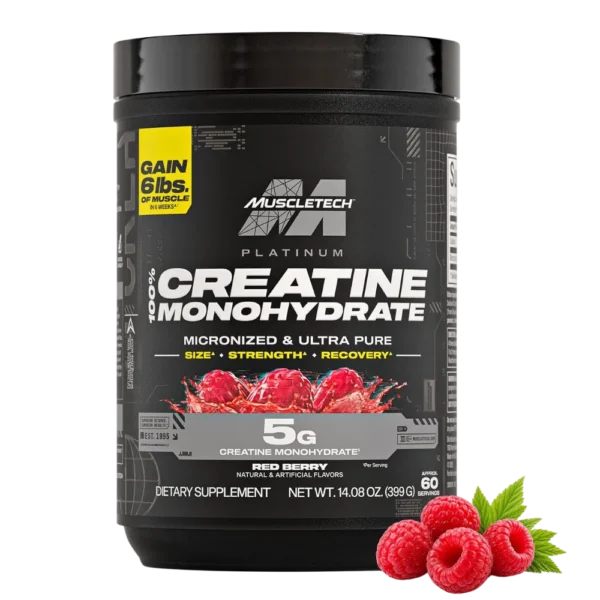 MuscleTech Platinum 100 Creatine Monohydrate Red Berry