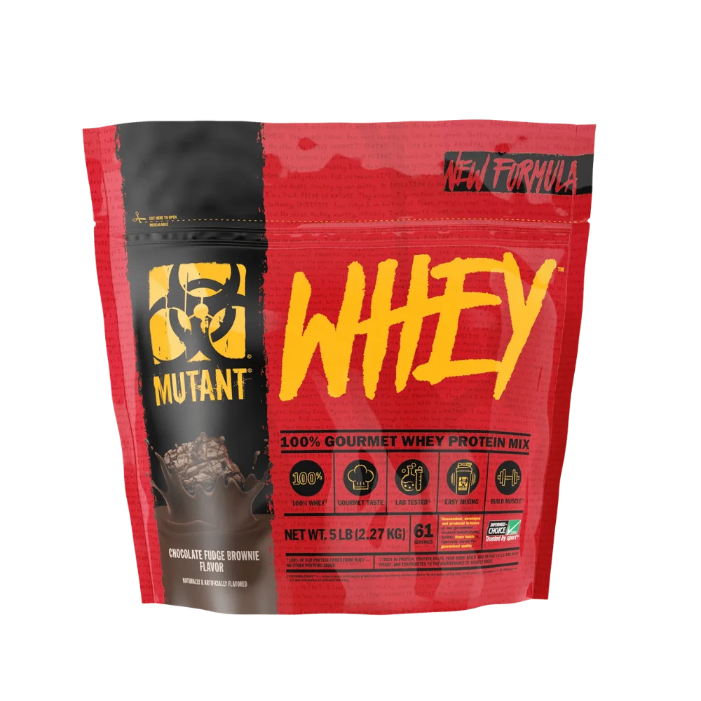 Mutant Whey 100% Gourmet Whey Protein Mix Chocolate Fudge Brownie