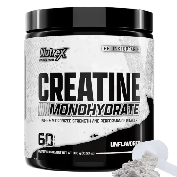 Nutrex Research Creatine Monohydrate Powder Unflavored 60 Servings