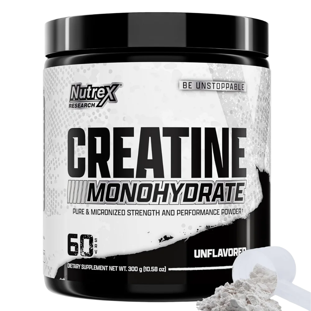 Nutrex Research Creatine Monohydrate Powder Unflavored 60 Servings