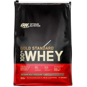 Optimum Nutrition Gold Standard 100 Whey Protein Extreme Milk Chocolate 10 lbs