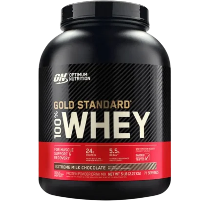 Optimum Nutrition Gold Standard 100 Whey Protein Extreme Milk Chocolate 5lbs