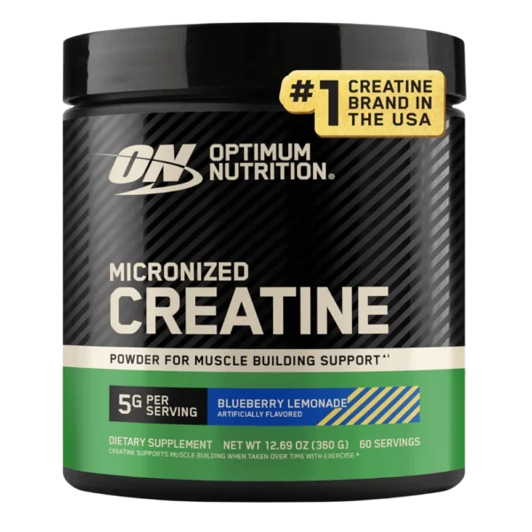 Optimum Nutrition Micronized Creatine Powder Blueberry lemonade
