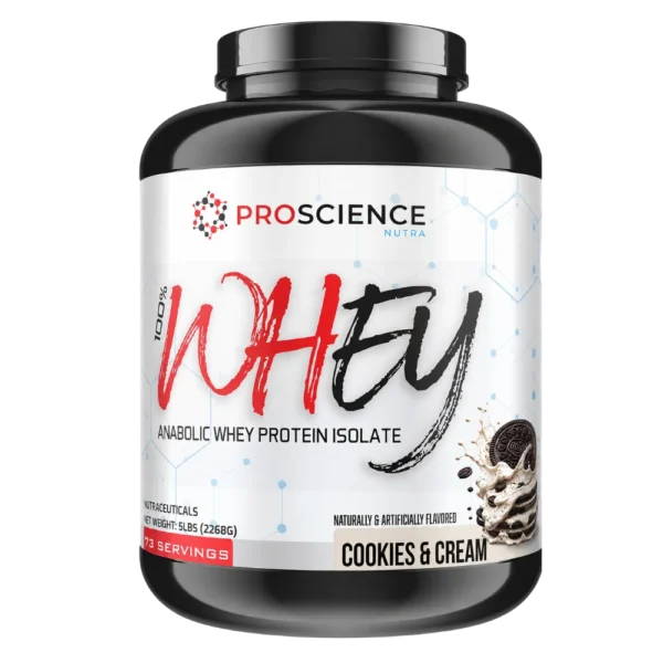 ProScience Nutra 100% Whey Anabolic Whey Protein Isolate Cookies & Cream