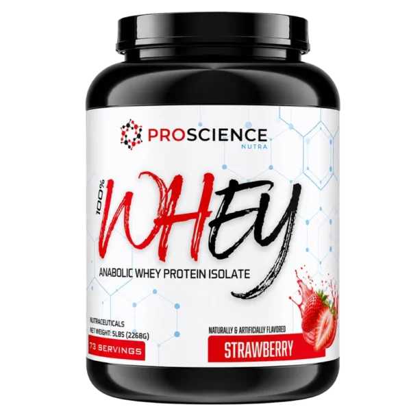 ProScience Nutra 100% Whey Anabolic Whey Protein Isolate Strawberry