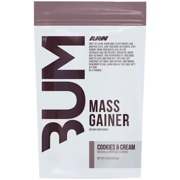 RAW Nutrition CBUM Mass Gainer 12 lbs Cookies Cream