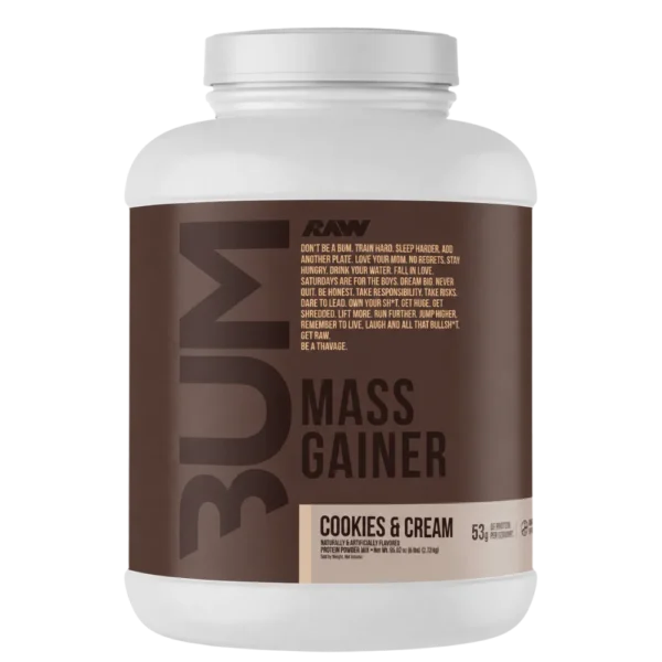 RAW Nutrition CBUM Mass Gainer 6 lbs Cookies Cream